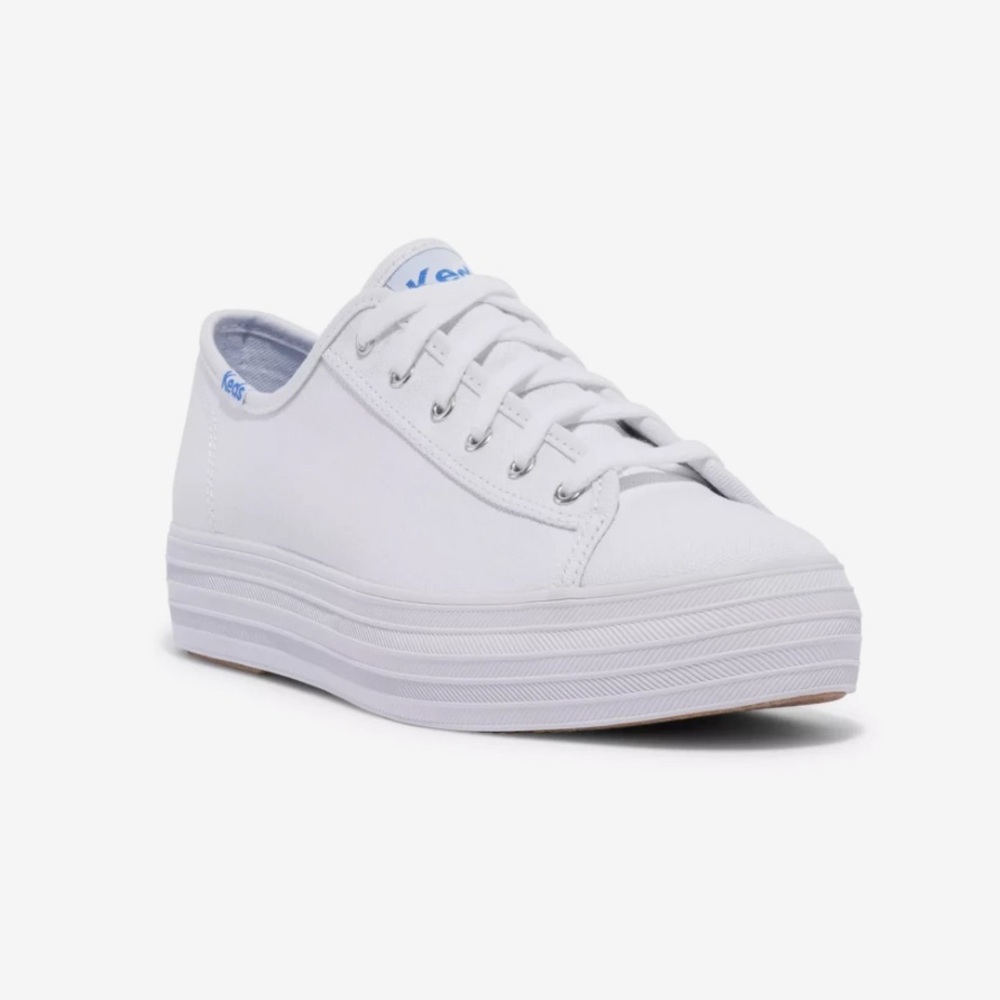 KEDS Women’s Triple Canvas Lace Up Sneakers
